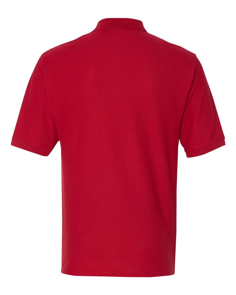 Rear View of True Red Easy Care™ Piqué Polo - 537MR
