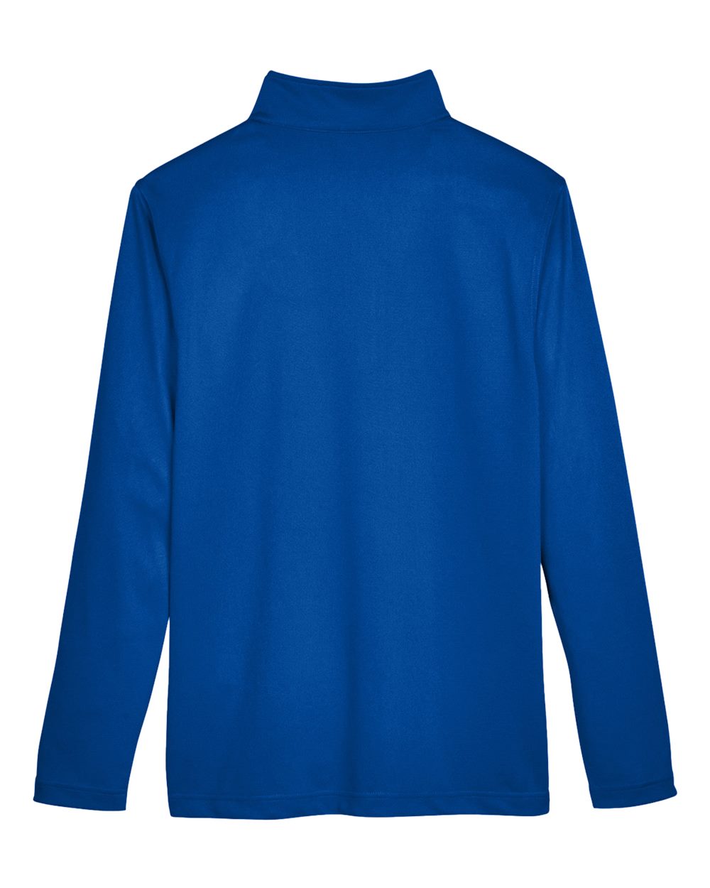 Rear View of True Royal Men's Advantage Snag Protection Plus Quarter-Zip Pullover - M748