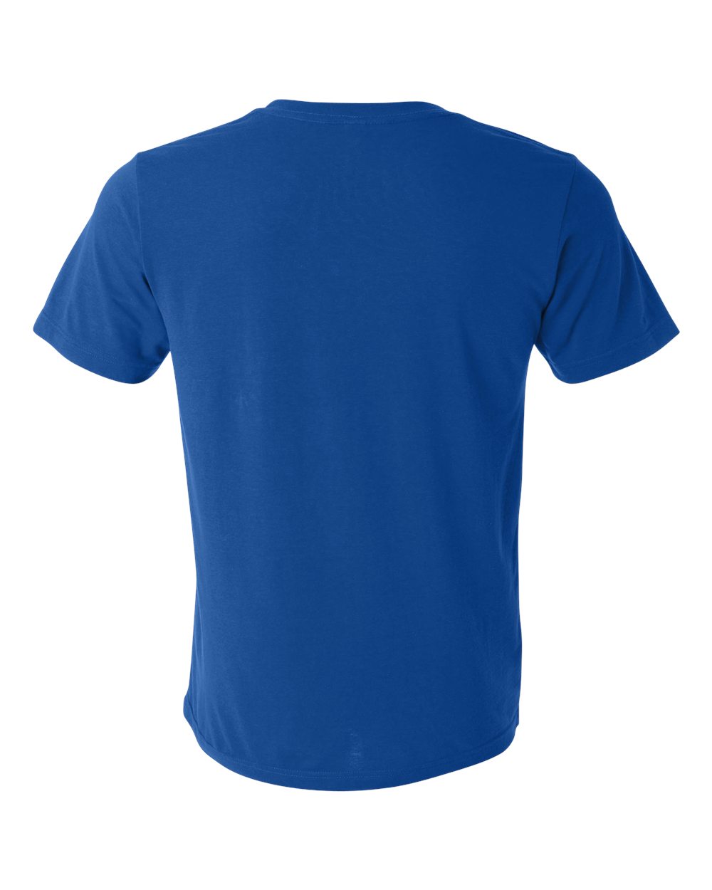 Rear View of True Royal Texture Tee - 3650