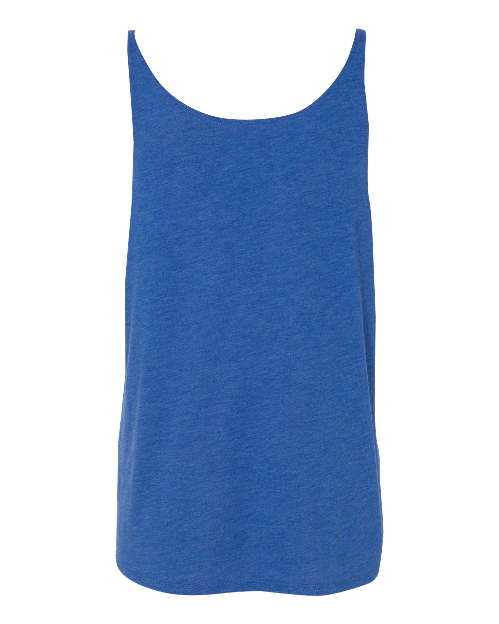 Rear View of True Royal Triblend Women's Slouchy Tank - 8838