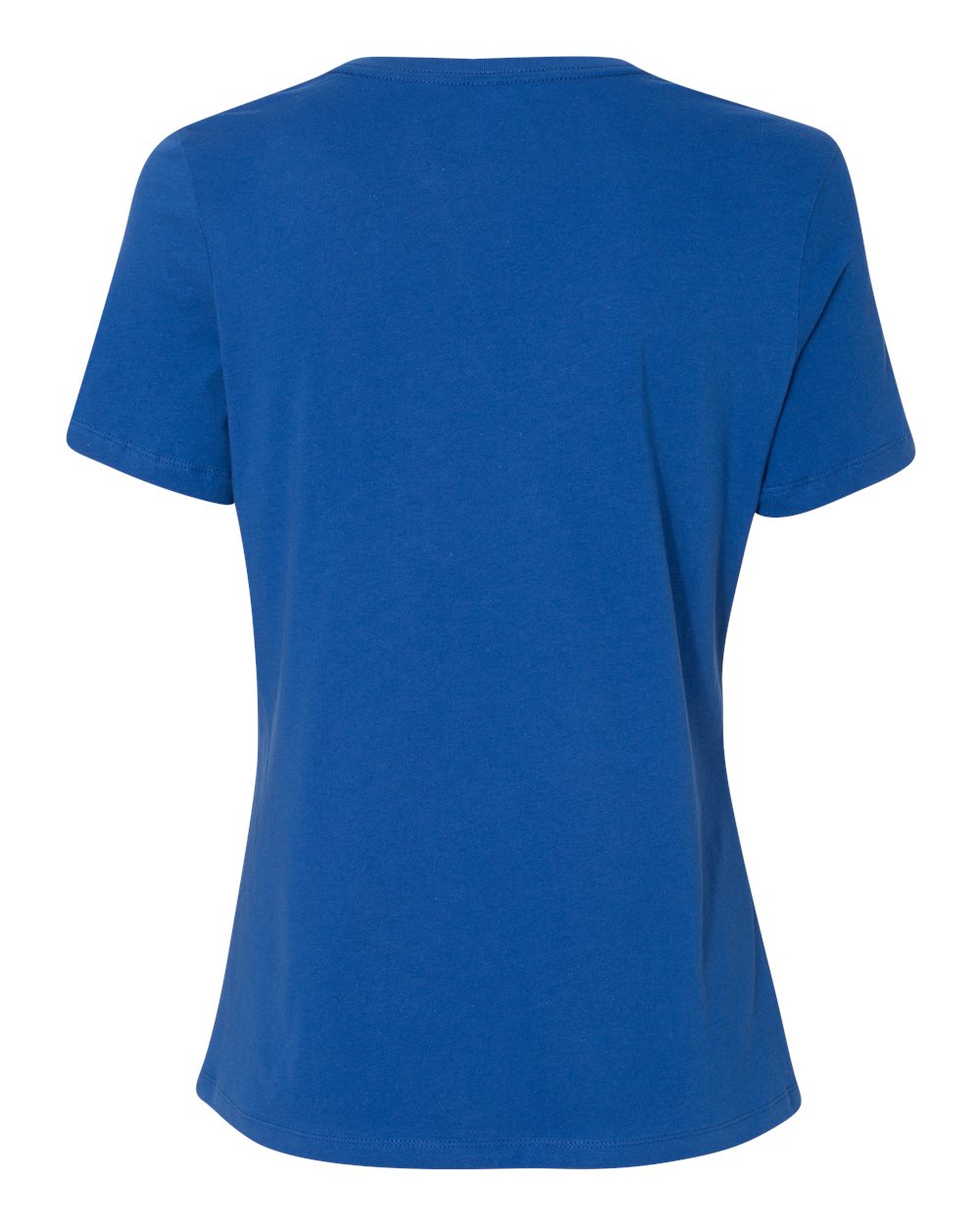 Rear View of True Royal Women’s Relaxed Jersey Tee - 6400