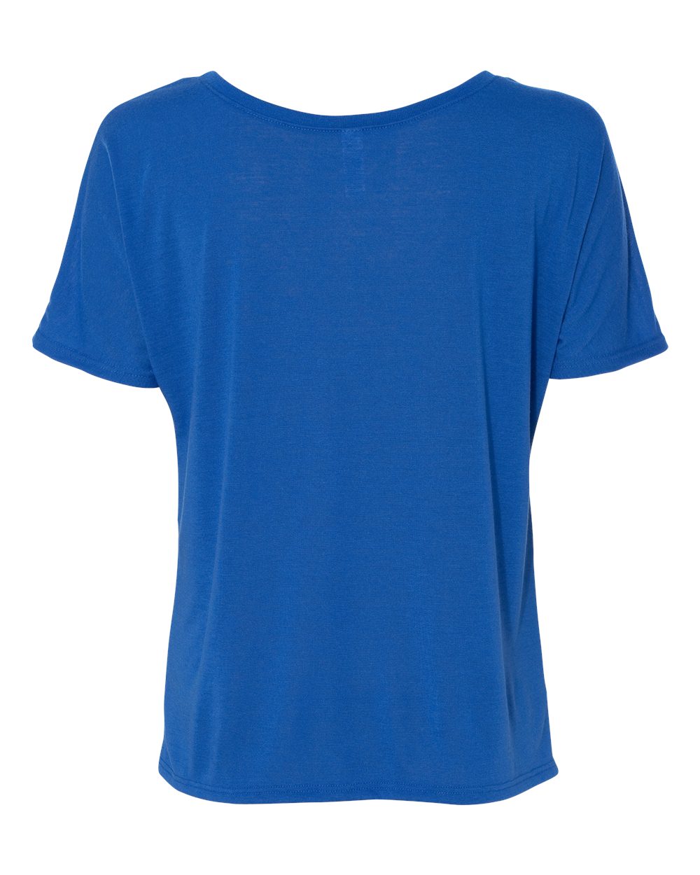 Rear View of True Royal Women’s Slouchy Tee - 8816