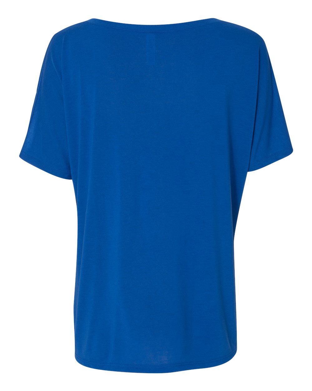 Rear View of True Royal Women’s Slouchy V-Neck Tee - 8815