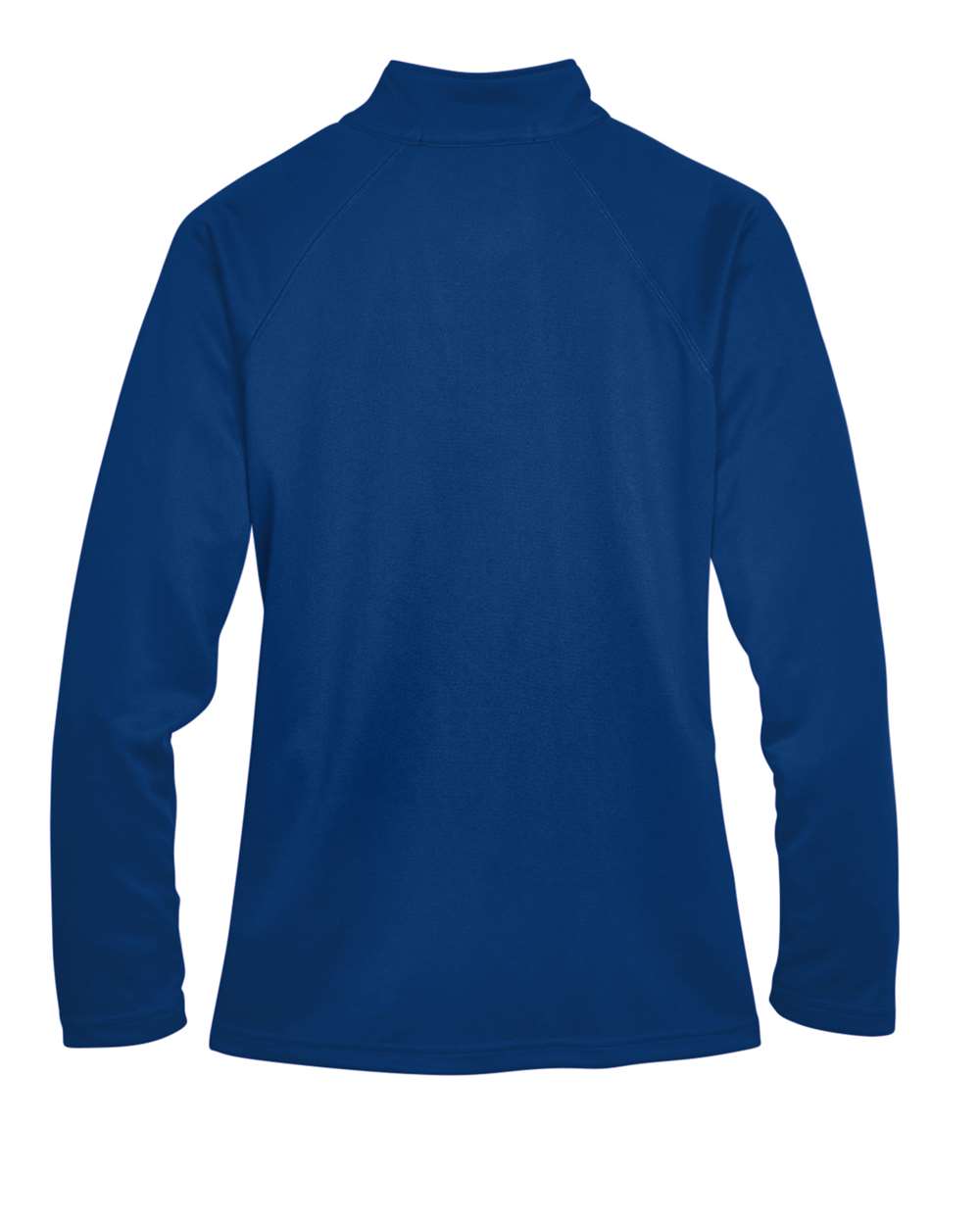 Rear View of True Royal Women's Stretch Tech-Shell® Compass Quarter-Zip Pullover - DG440W