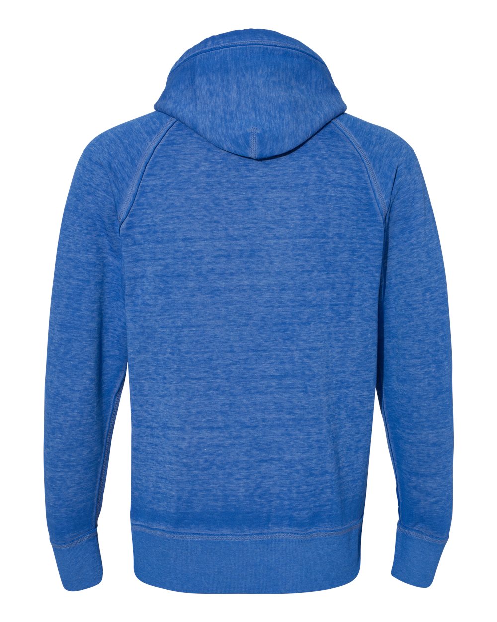 Rear View of Twisted Royal Vintage Zen Fleece Hooded Sweatshirt - 8915