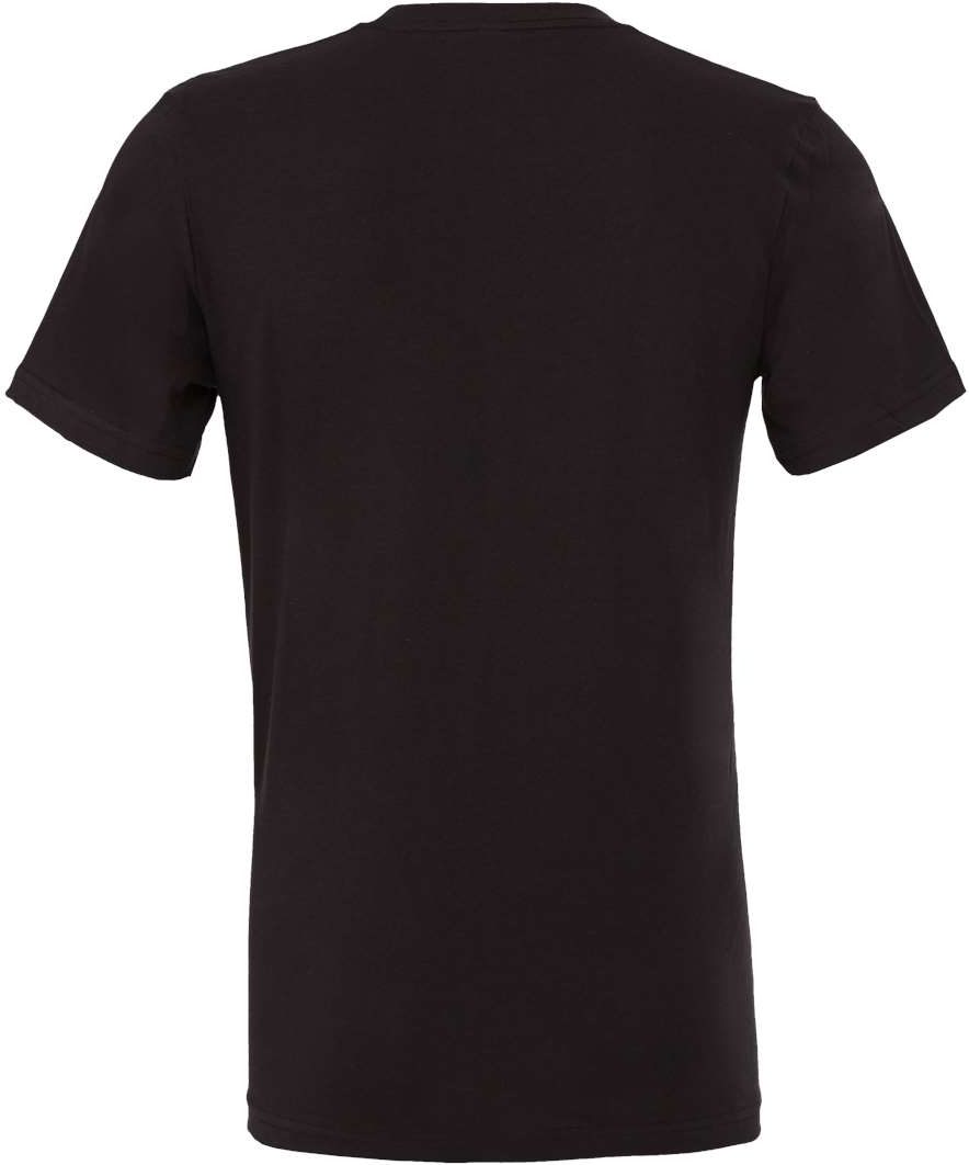 Rear View of Vintage Black Jersey Tee - 3001