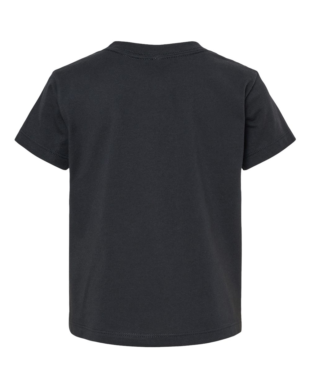 Rear View of Vintage Black Toddler Jersey Tee - 3001T