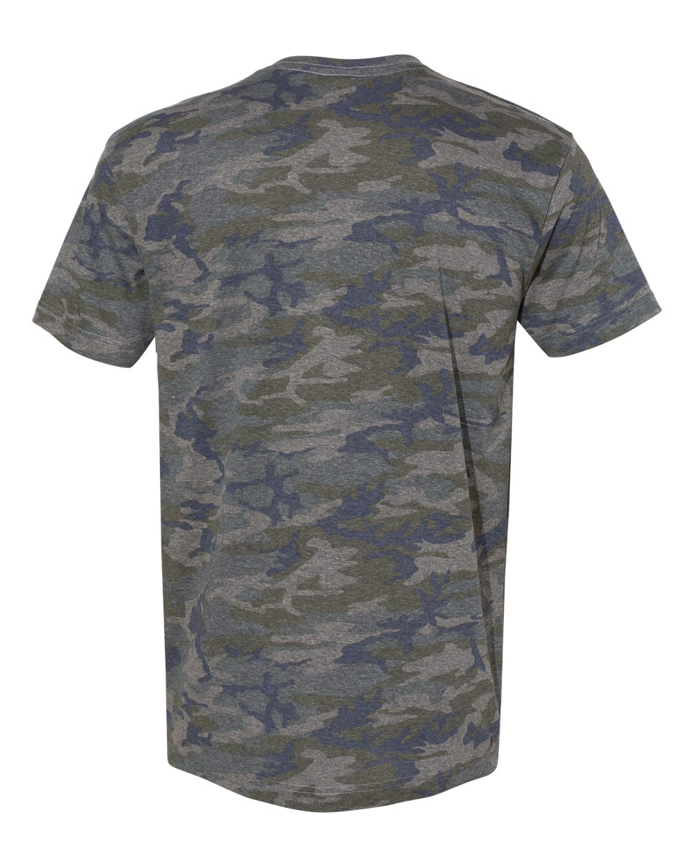 Rear View of Vintage Camo Fine Jersey Tee - 6901