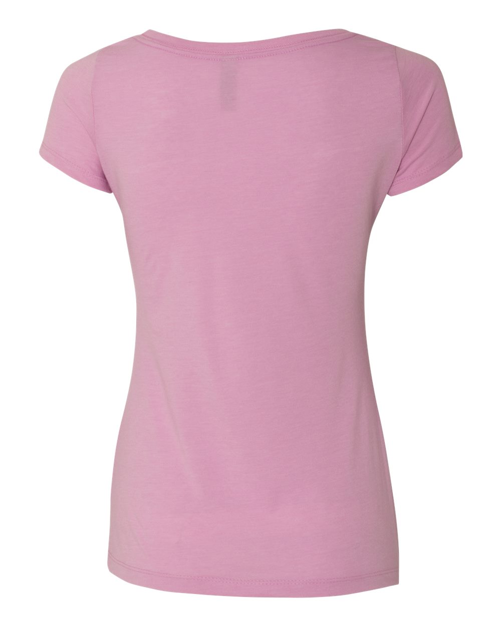 Rear View of Vintage Lilac Women’s Triblend Scoop Neck T-Shirt - 6730