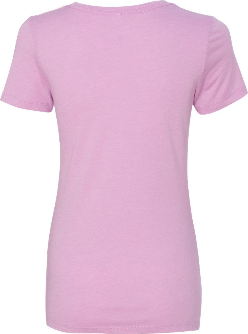 Rear View of Vintage Lilac Women’s Triblend T-Shirt - 6710
