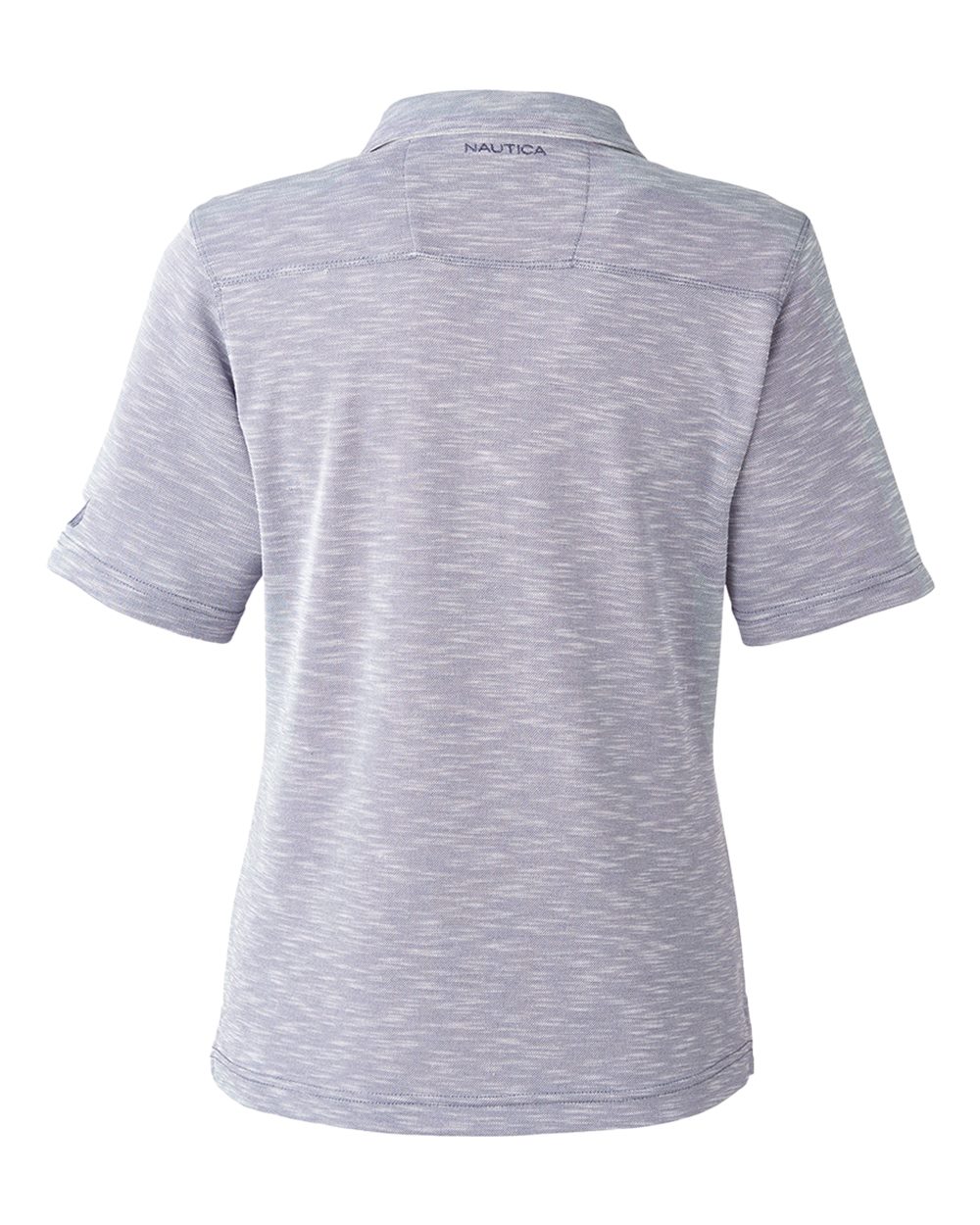 Rear View of Vintage Pebble Women's Sun Surfer Slub Polo - N17974