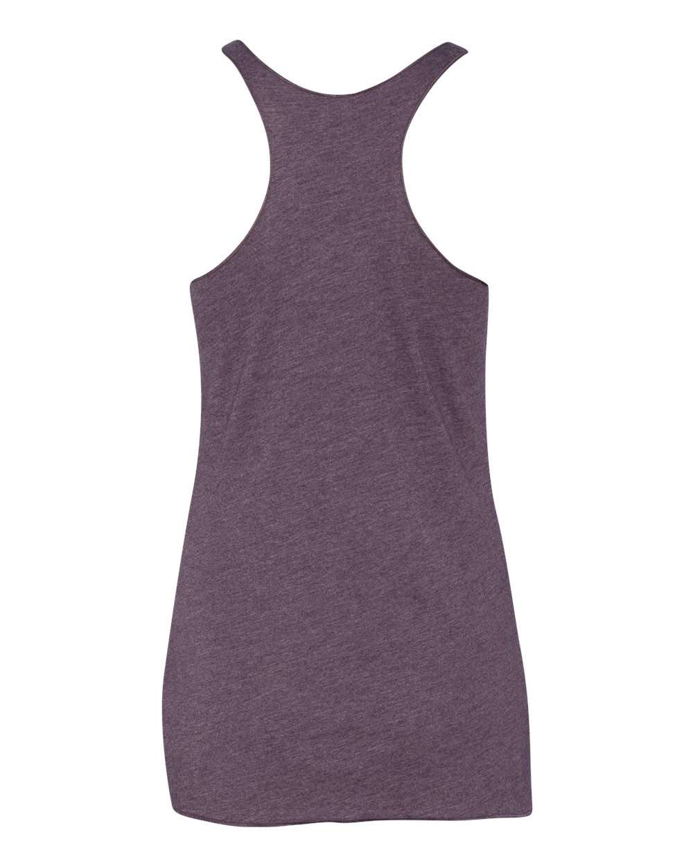 Rear View of Vintage Purple Women’s Triblend Racerback Tank - 6733