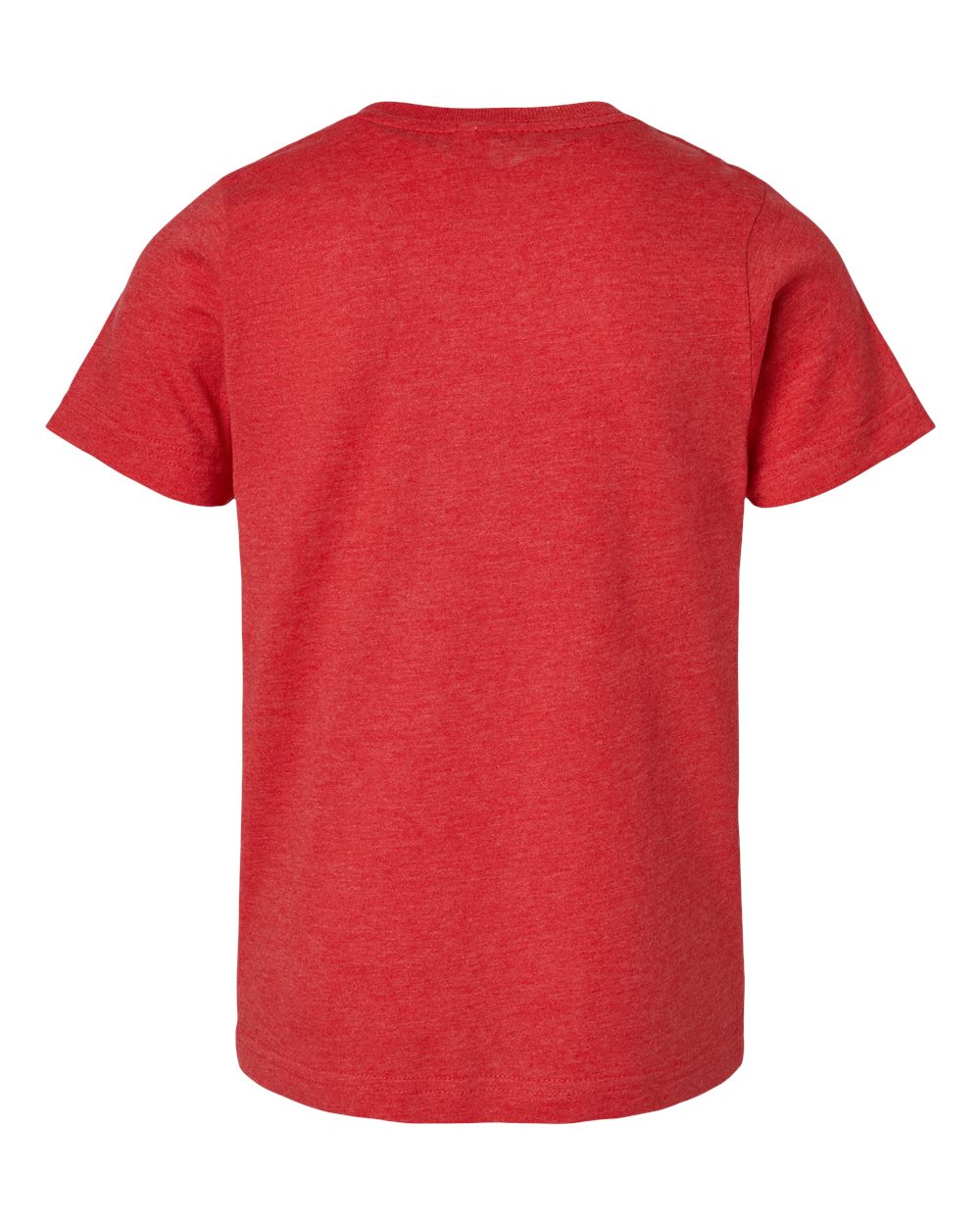 Rear View of Vintage Red Youth Fine Jersey Tee - 6101
