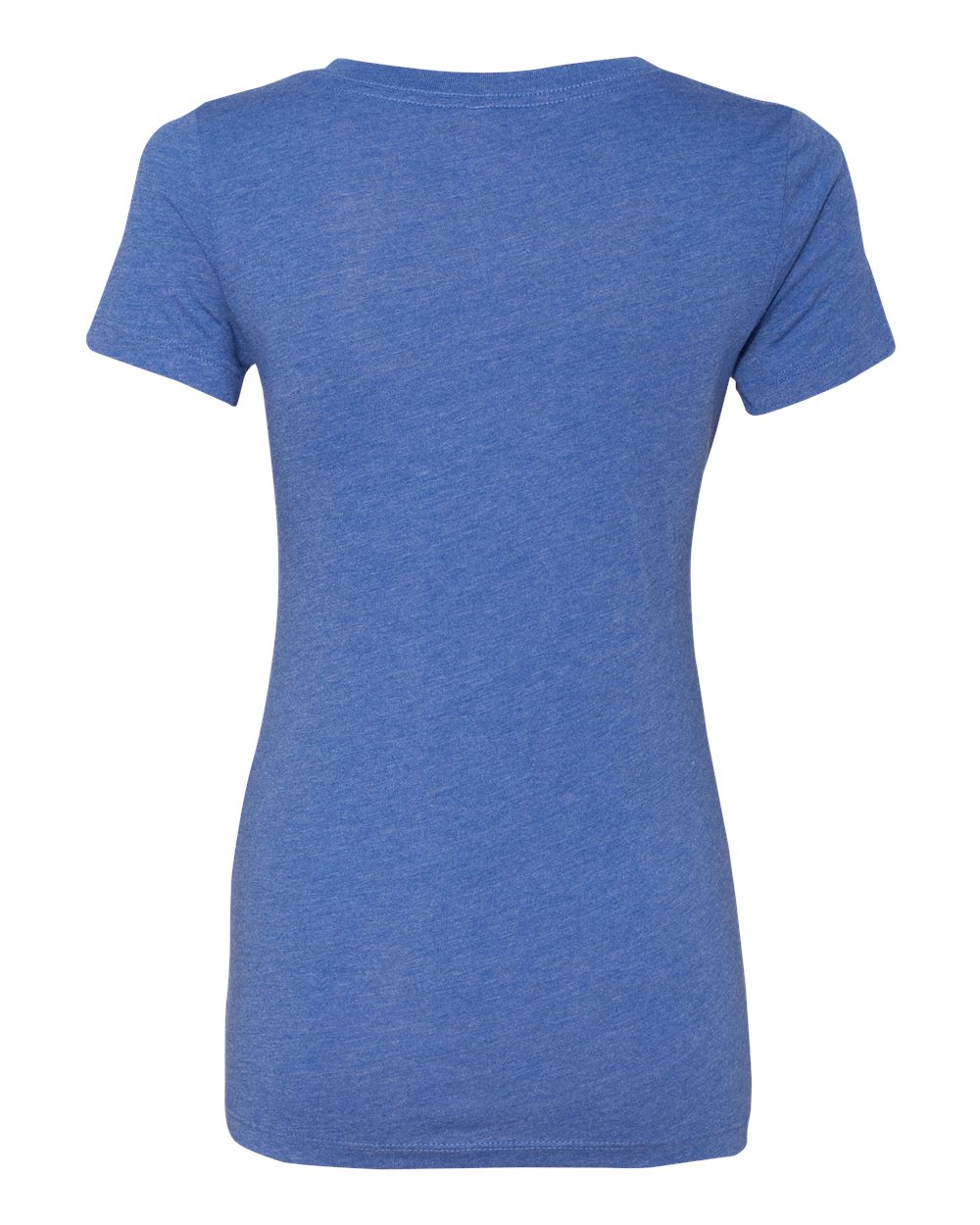 Rear View of Vintage Royal Women’s Triblend Deep V-Neck T-Shirt - 6740