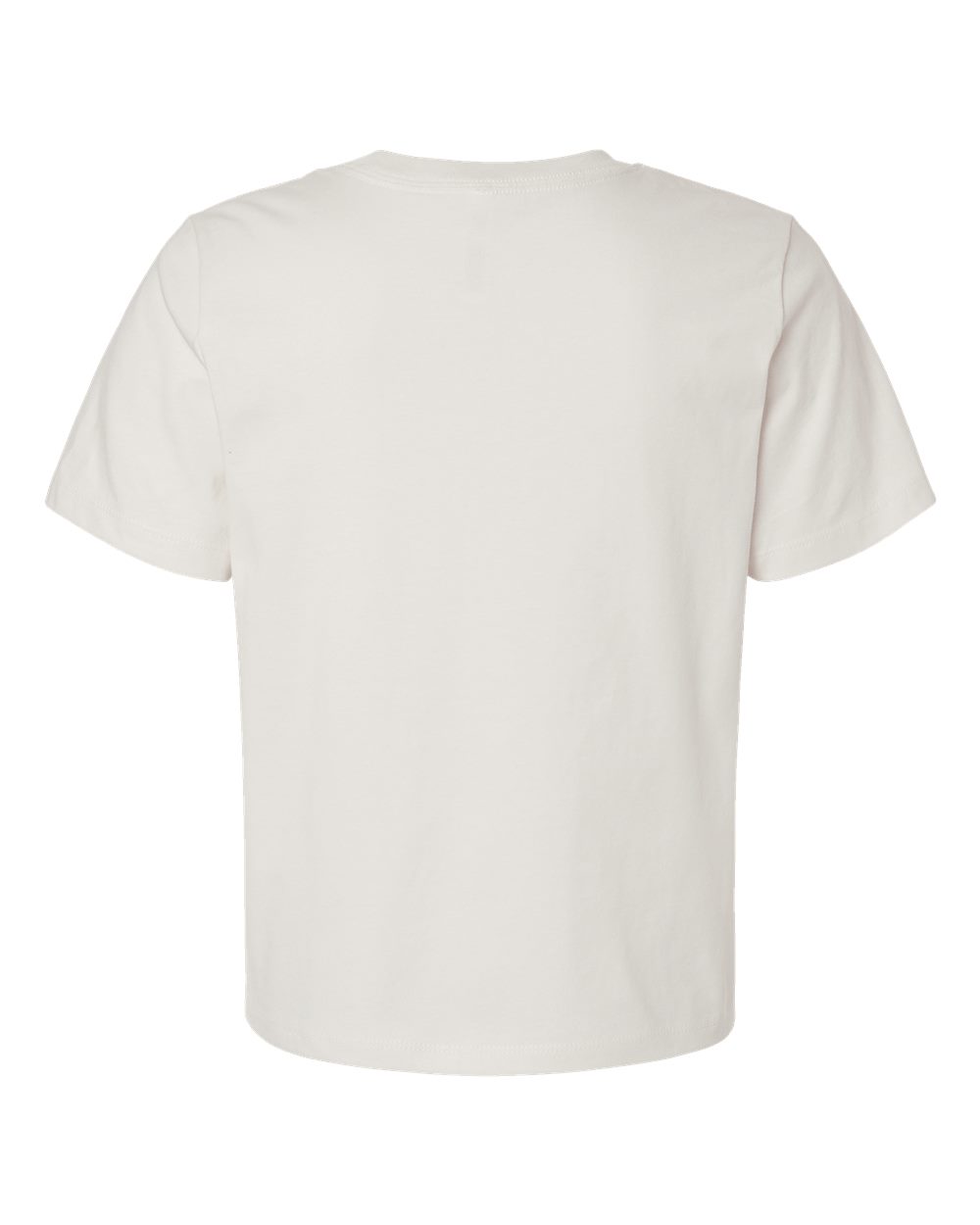 Rear View of Vintage White Women's 6 oz Heavyweight Tee - 6110