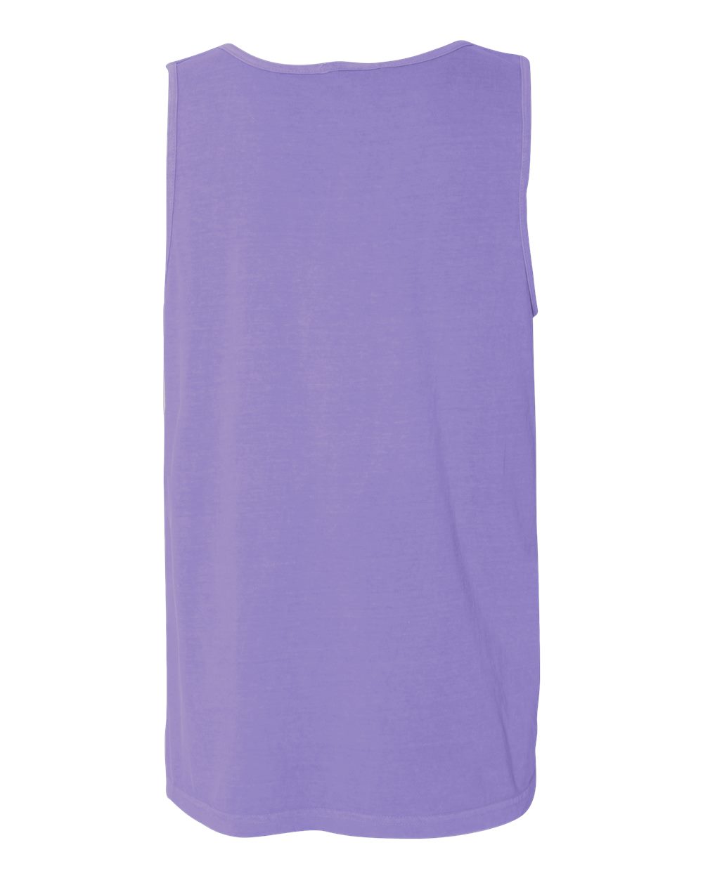 Rear View of Violet Garment-Dyed Heavyweight Tank Top - 9360