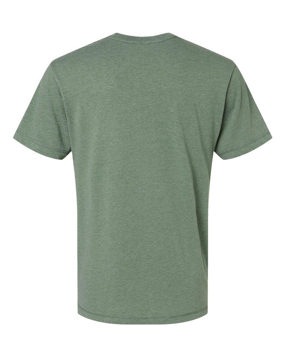 Rear View of Washed Basil Vintage Wash Tee - 6902