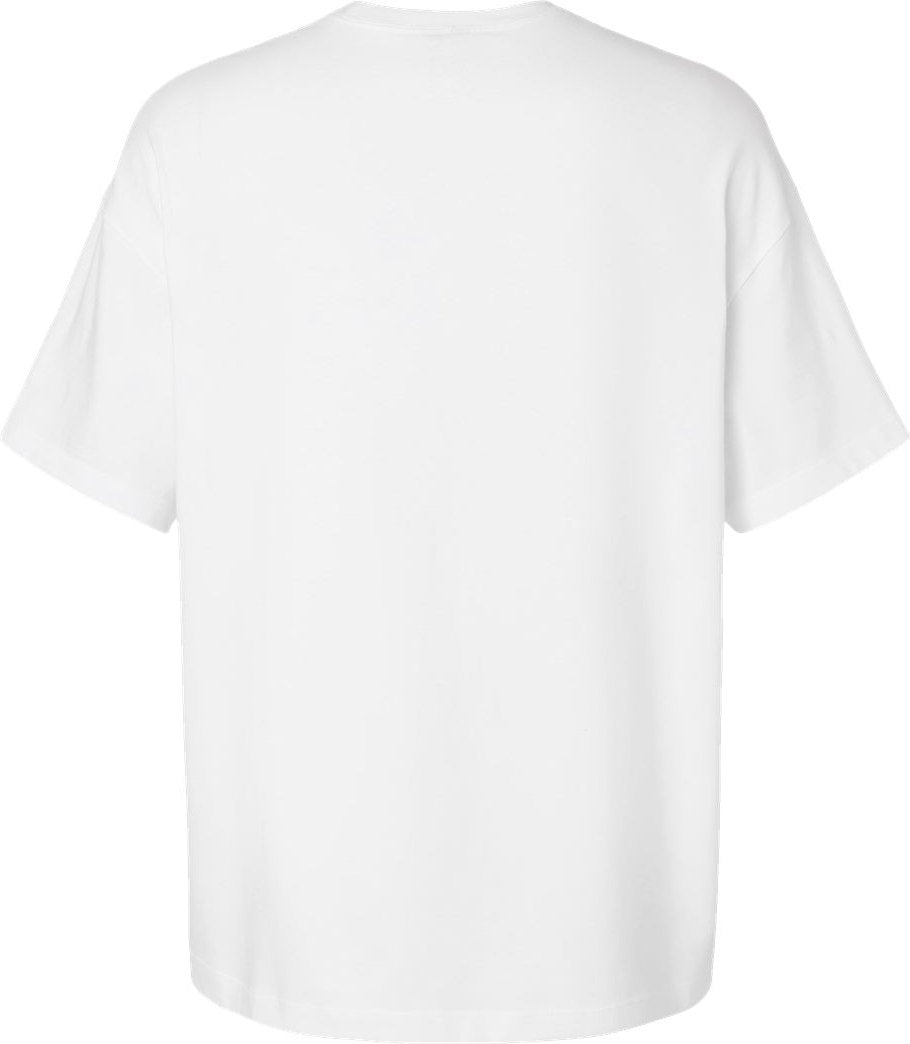 Rear View of White Beefy-T® Retro Street T-Shirt - 5180R