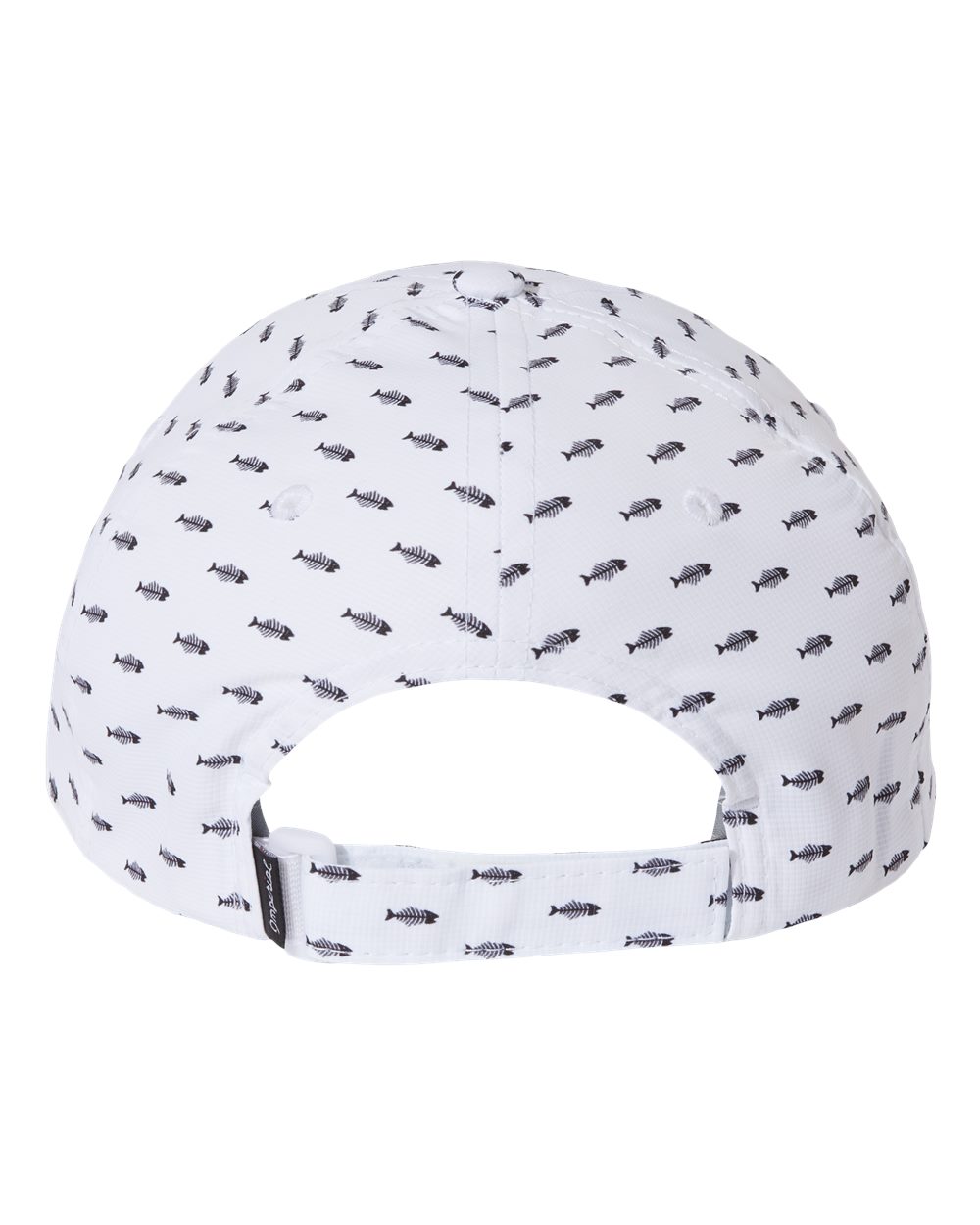 Rear View of White Bone Fish Alter Ego Cap - X210R