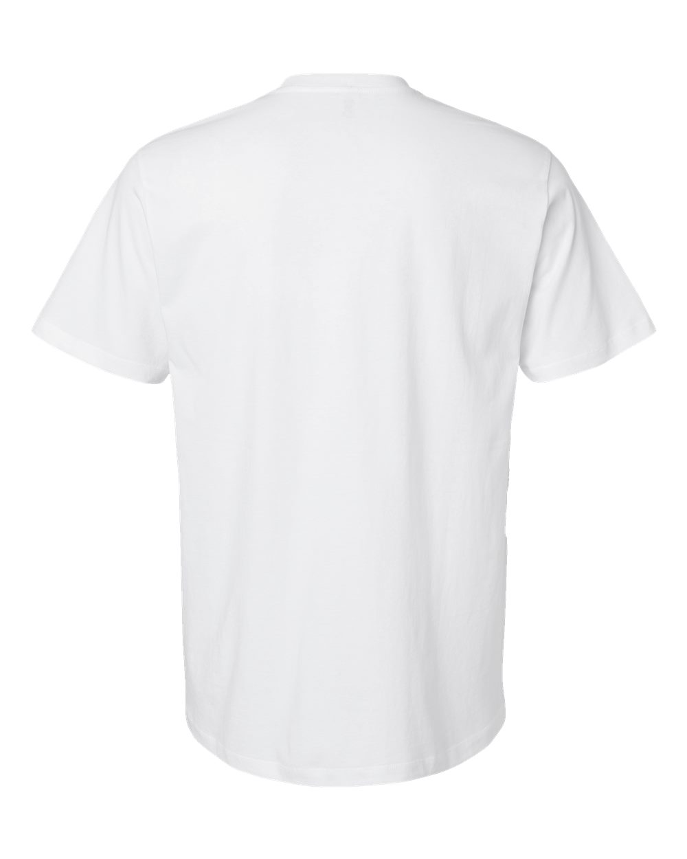 Rear View of White Classic T-Shirt - 200