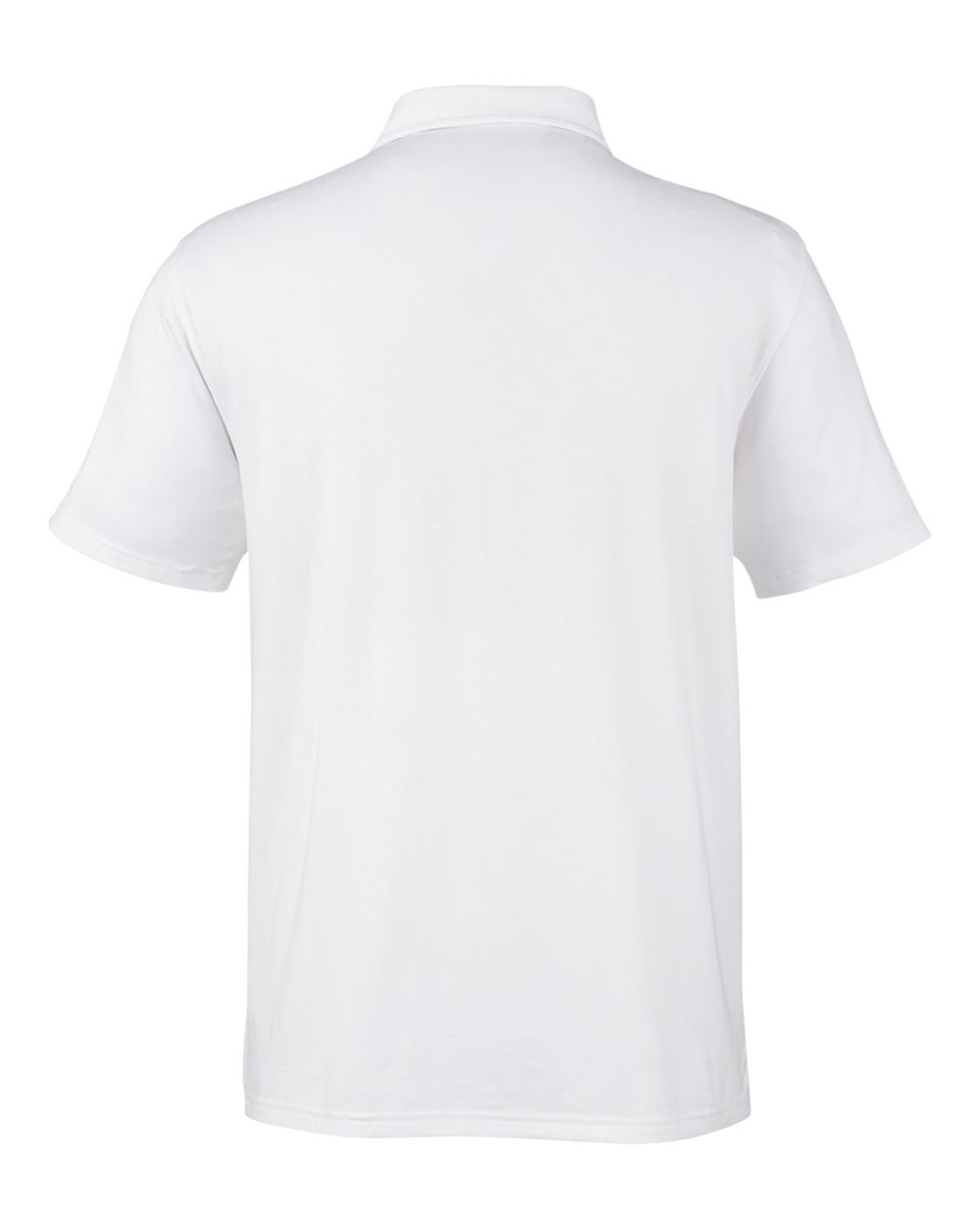 Rear View of White Cloud Lightweight Polo - TM538