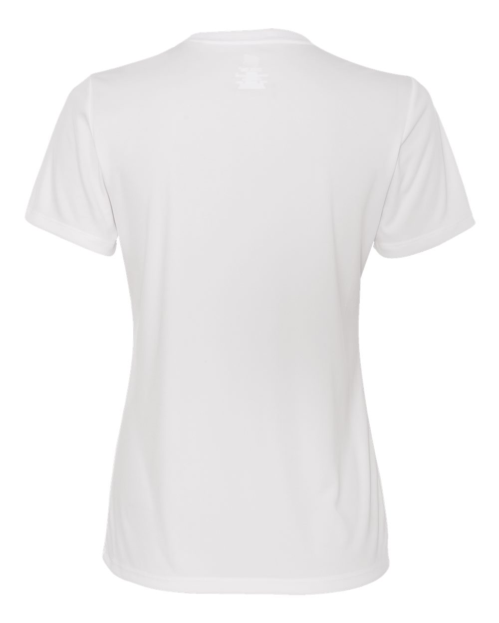 Rear View of White Cool DRI® Women's Performance T-Shirt - 4830