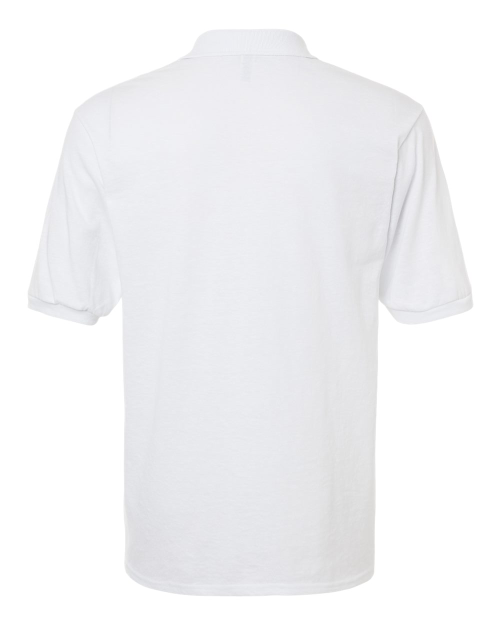 Rear View of White Dri-Power® Polo - 437R