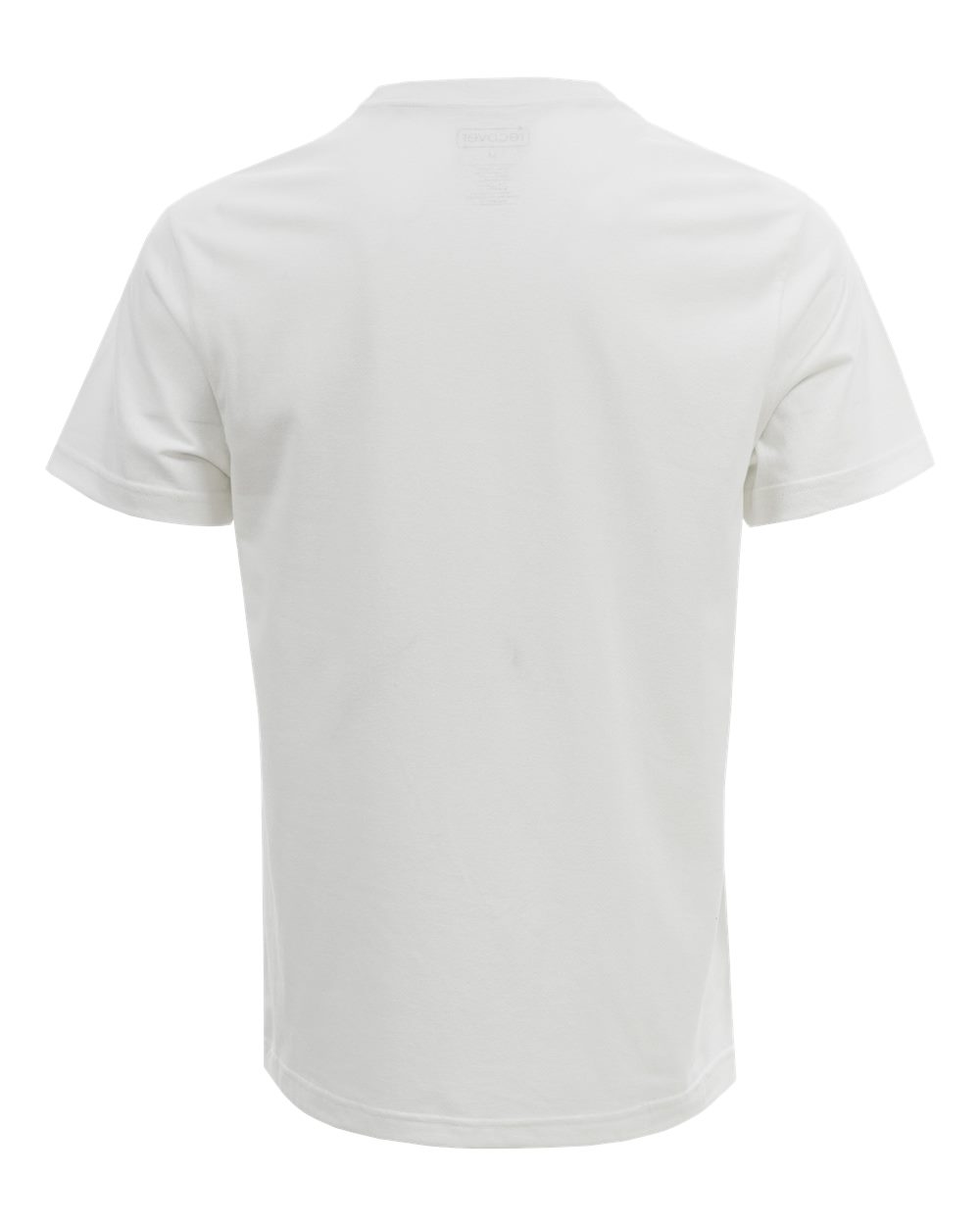 Rear View of White Eco T-Shirt - EC100