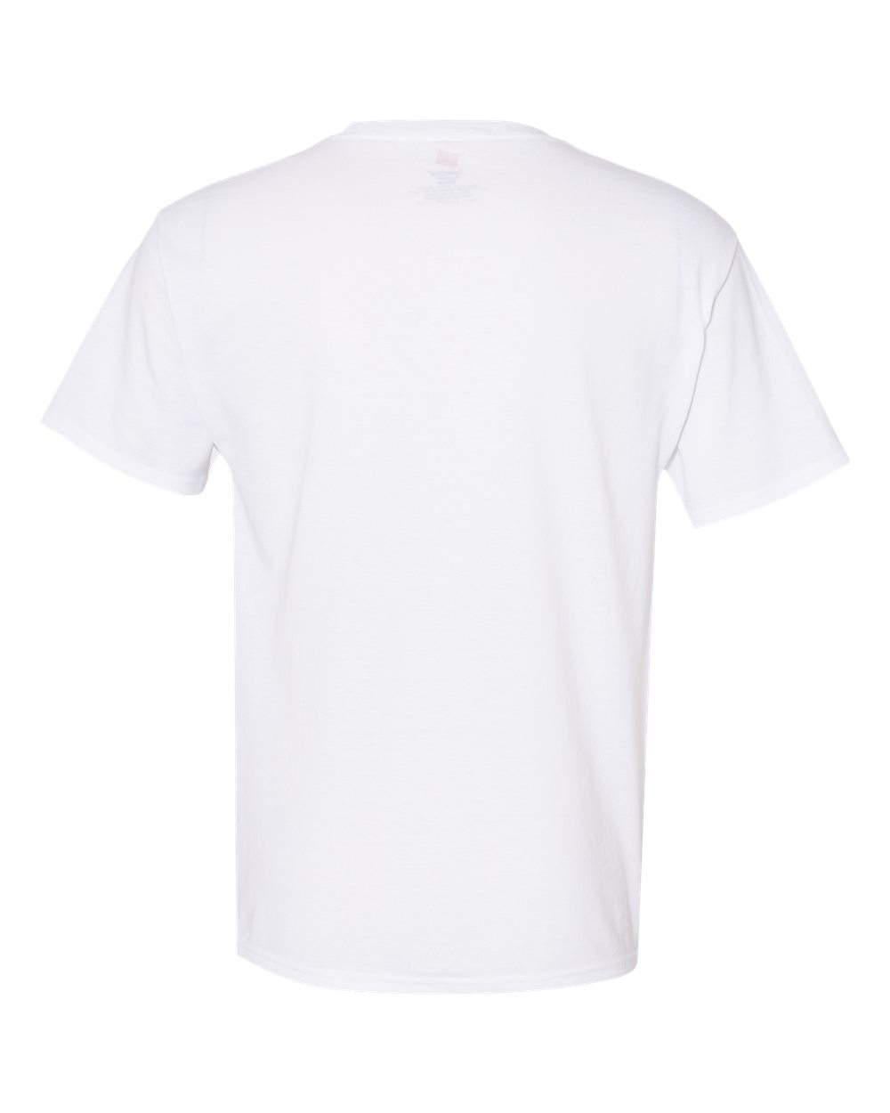 Rear View of White Ecosmart™ T-Shirt - 5170