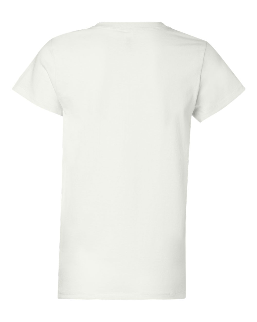 Rear View of White Essential-T Women’s T-Shirt - 5680