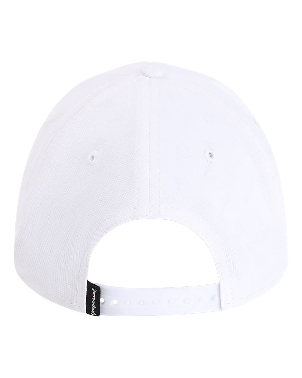 Front View of White/ Hot Pink The Corral Women's Cap - L5059