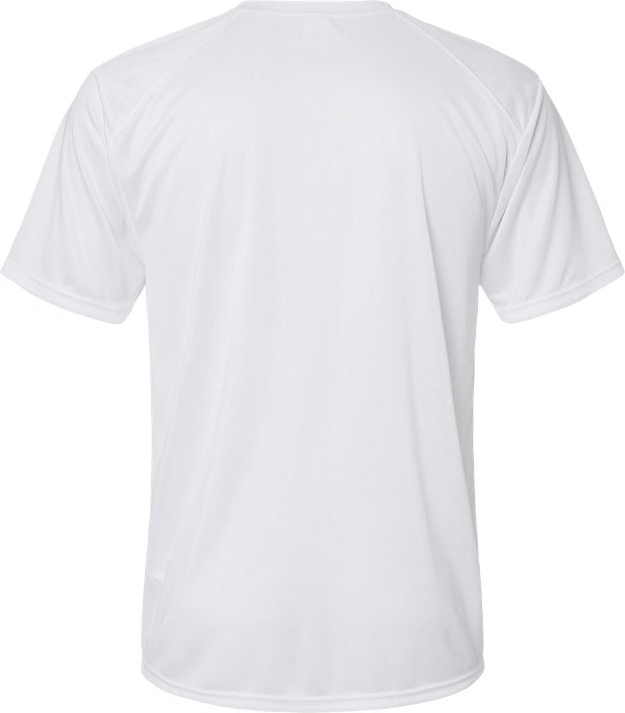 Front View of White Islander Performance T-Shirt - 200
