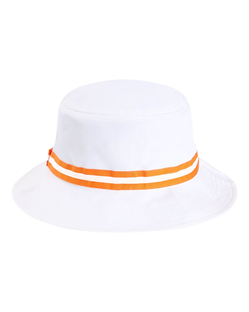 Rear View of White/ Orange The Oxford Performance Bucket - 1371P