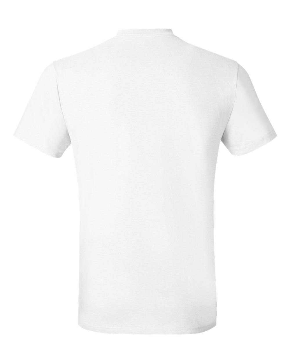 Rear View of White Perfect-T T-Shirt - 4980
