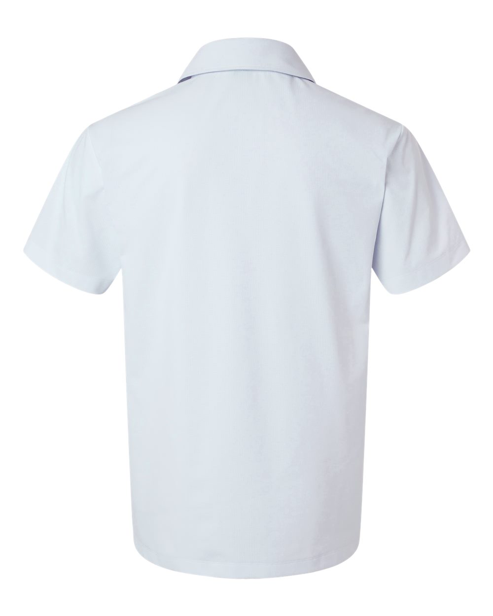 Rear View of White Pro-Flex Sorona® Polo - 41SP0