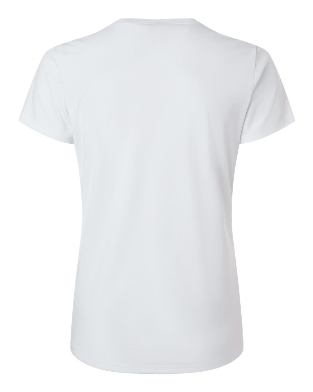 Rear View of White Pro-Lock Women's Performance T-Shirt - 48000L