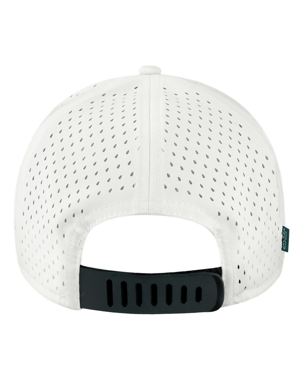 Rear View of White Reclaim Mid-Pro Adjustable Cap - REMPA