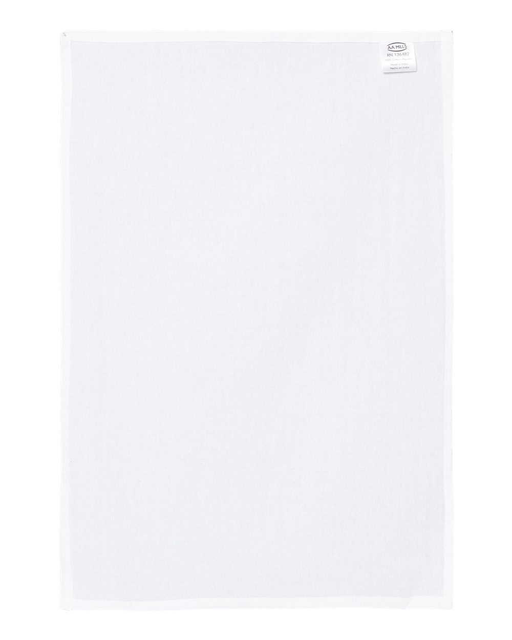 Rear View of White Tea Towel - C1726