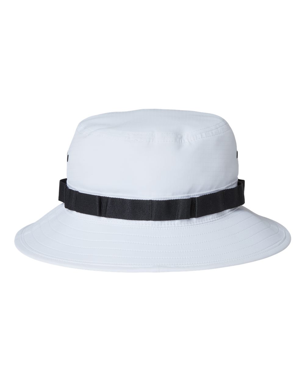 Rear View of White Team Issue Bucket Hat - FOS900831