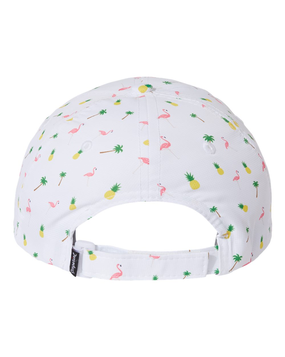 Rear View of White Tropical Alter Ego Cap - X210R