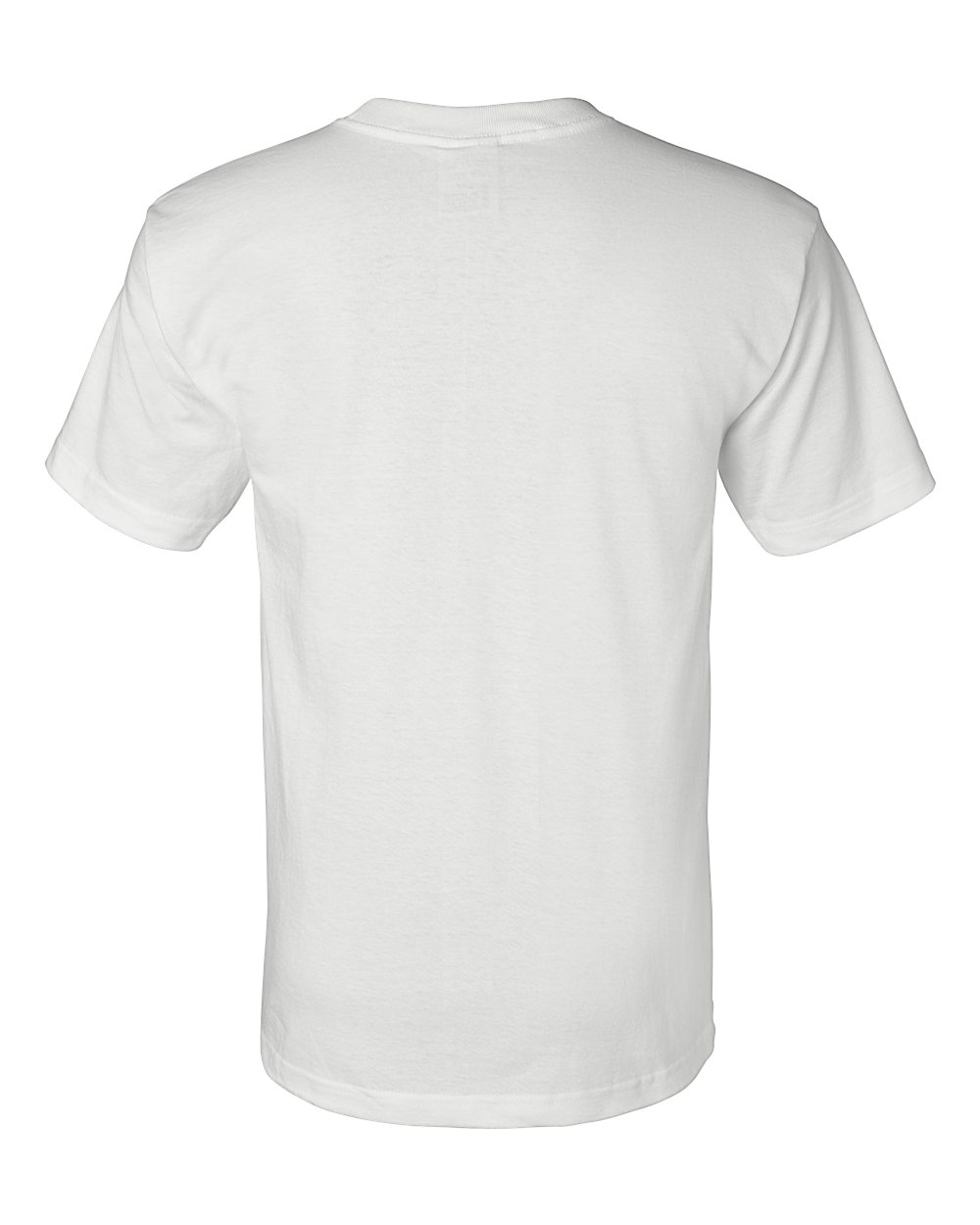 Rear View of White Union-Made T-Shirt - 2905