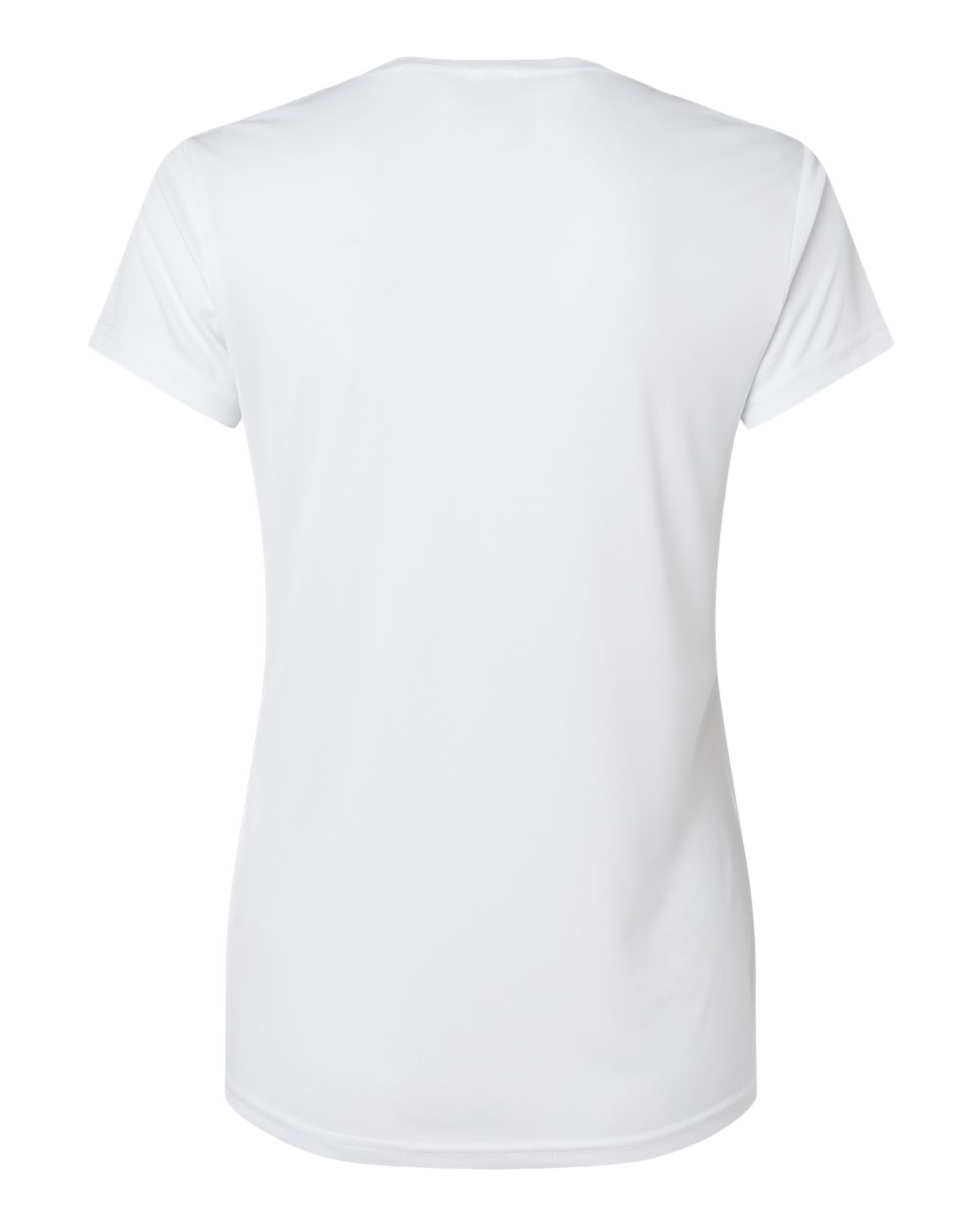 Front View of White Women's Islander Performance T-Shirt - 204