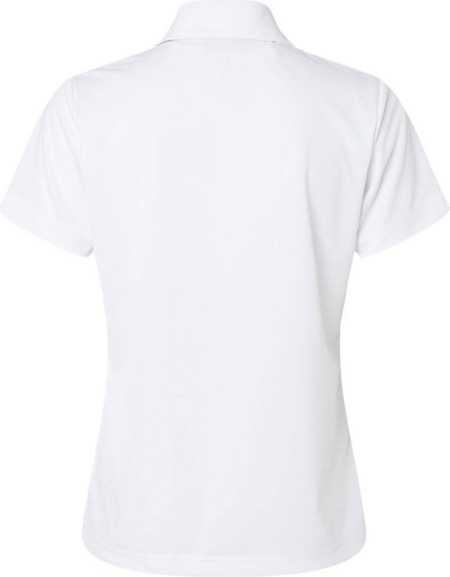 Front View of White Women's Sebring Performance Polo - 504