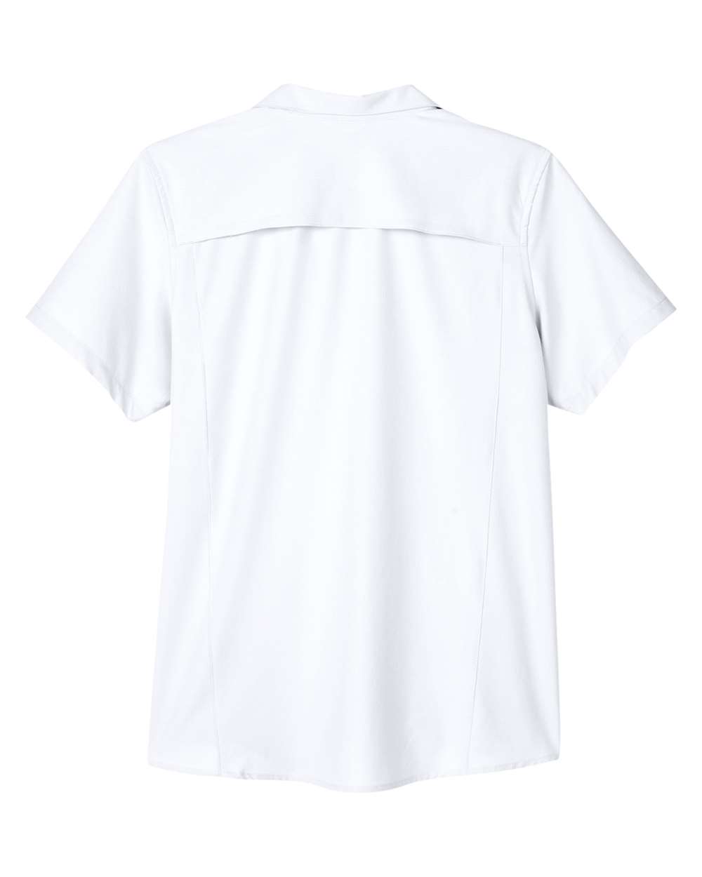 Rear View of White Women's Ultra UVP® Marina Shirt - CE510W