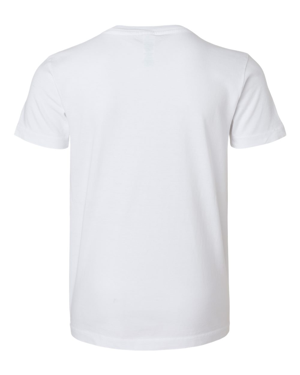 Rear View of White Youth Classic T-Shirt - 202