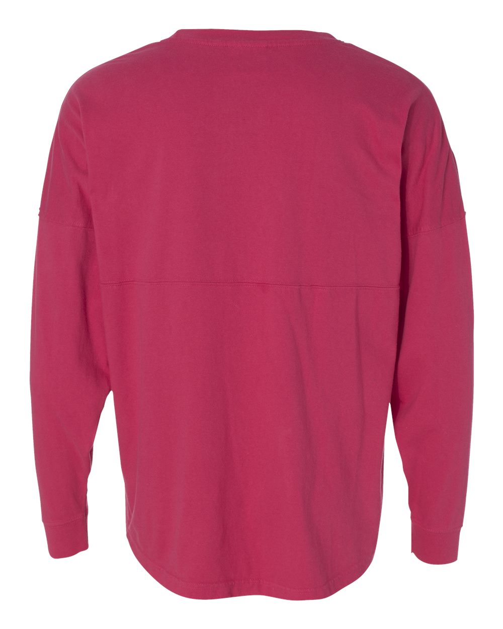 Rear View of Wildberry Game Day Jersey Long Sleeve T-Shirt - 8229