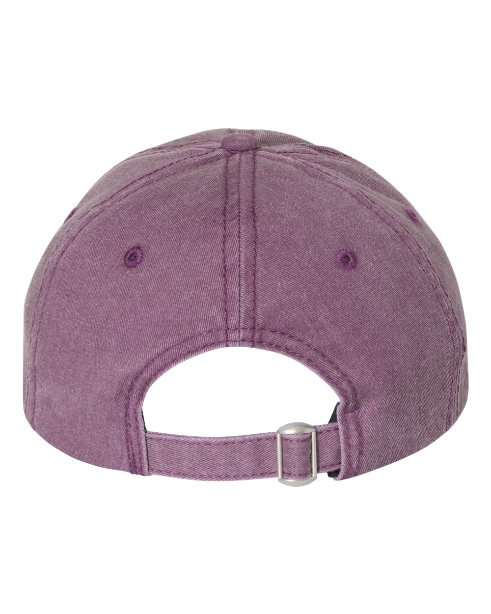 Rear View of Wine Pigment-Dyed Cap - SP500