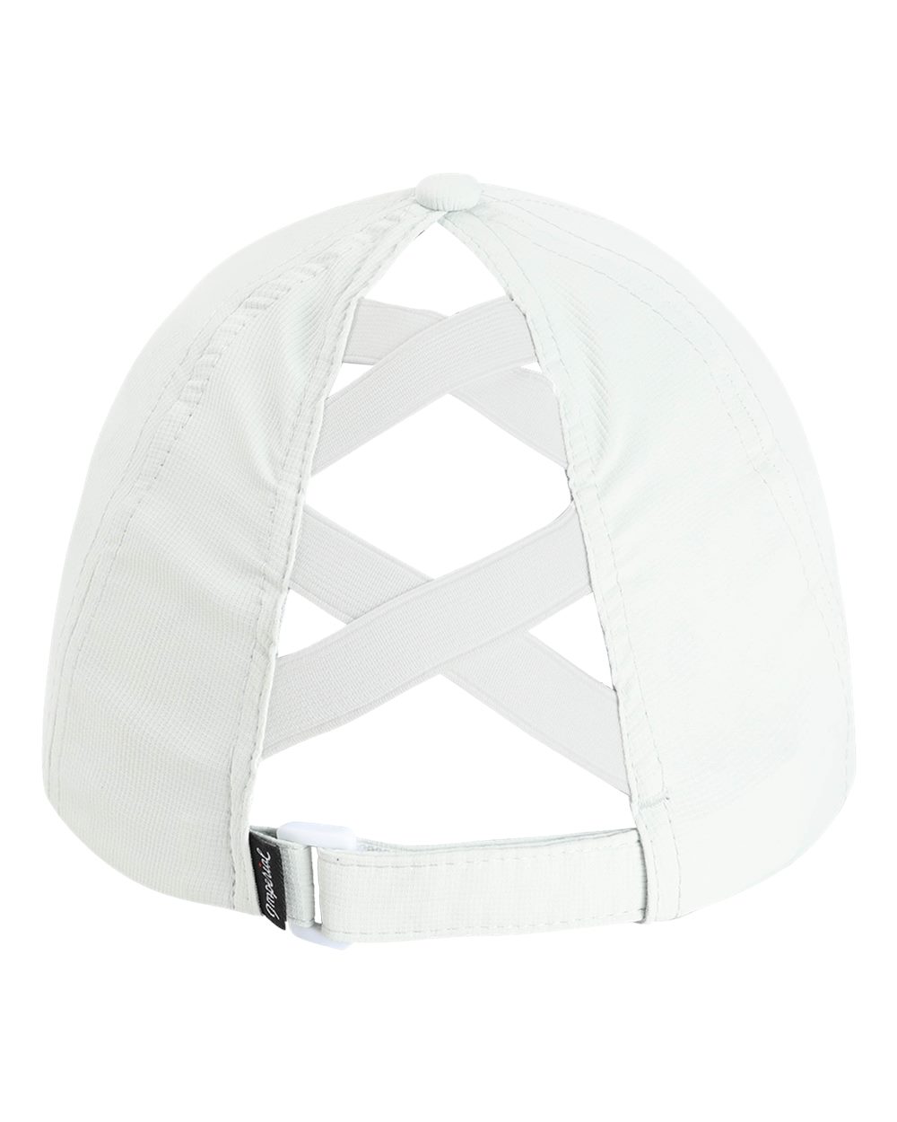 Rear View of Winter Green The Hinsen Women's Performance Ponytail Cap - L338
