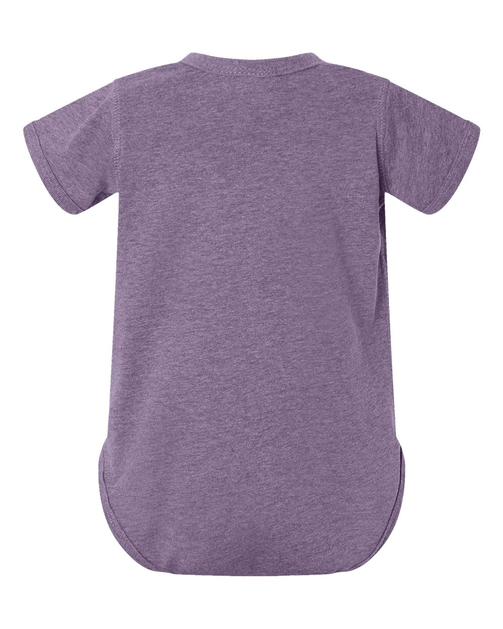 Rear View of Wisteria Blackout Infant Fine Jersey Bodysuit - 4424