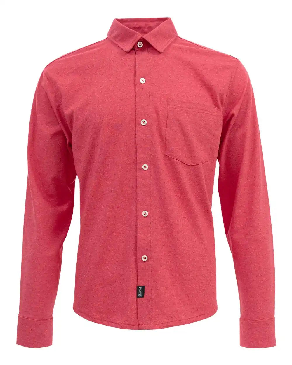 Recover Ec650r Eco Button Down Shirt - Ec650 - Ruby - Xs
